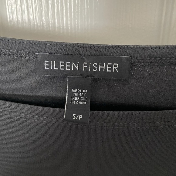 Eileen Fisher Ballet Neck Silk Jersey Dress Tunic Shirt GRAY Size Small - Picture 3 of 11